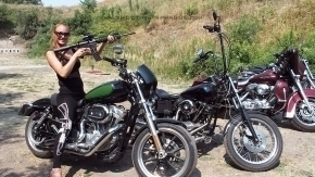 Outdoor shooting range Prague - Bikers are welcome! Safe storage for your helmets etc.